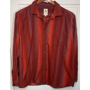 The Territory Ahead Men’s Striped Corduroy Button Down Shirt Sz XXL 100% Cotton